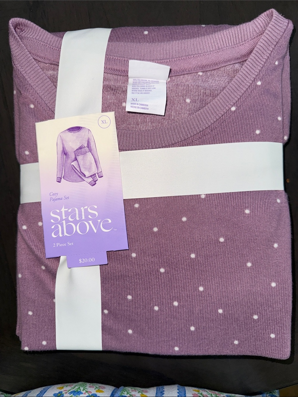 Stars above 2 piece pj set - XL l/S